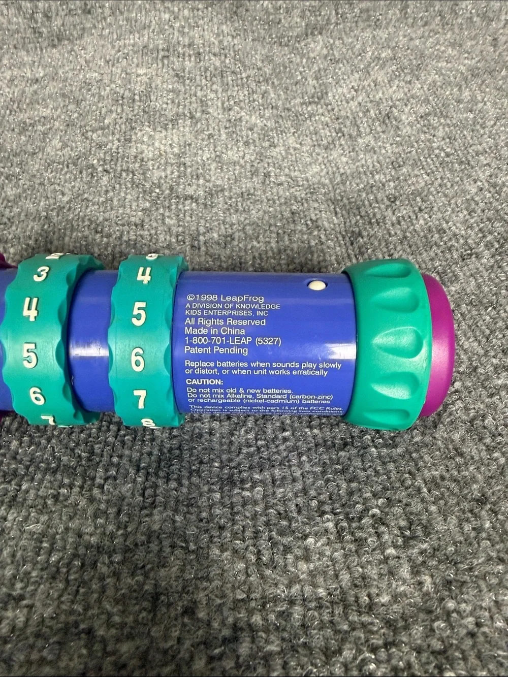 Twist & Shout Multiplication Learning Toy - Blue & Teal